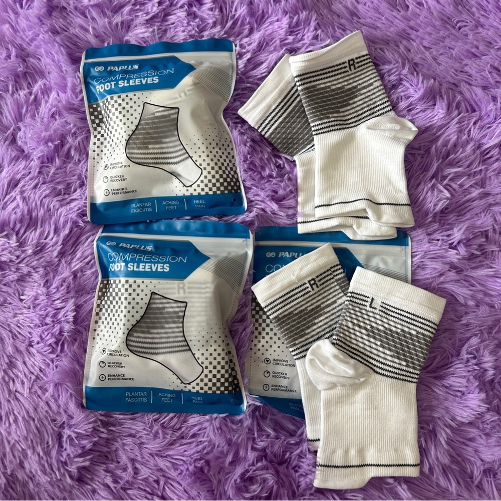 Foot compression sleeves - Medium
